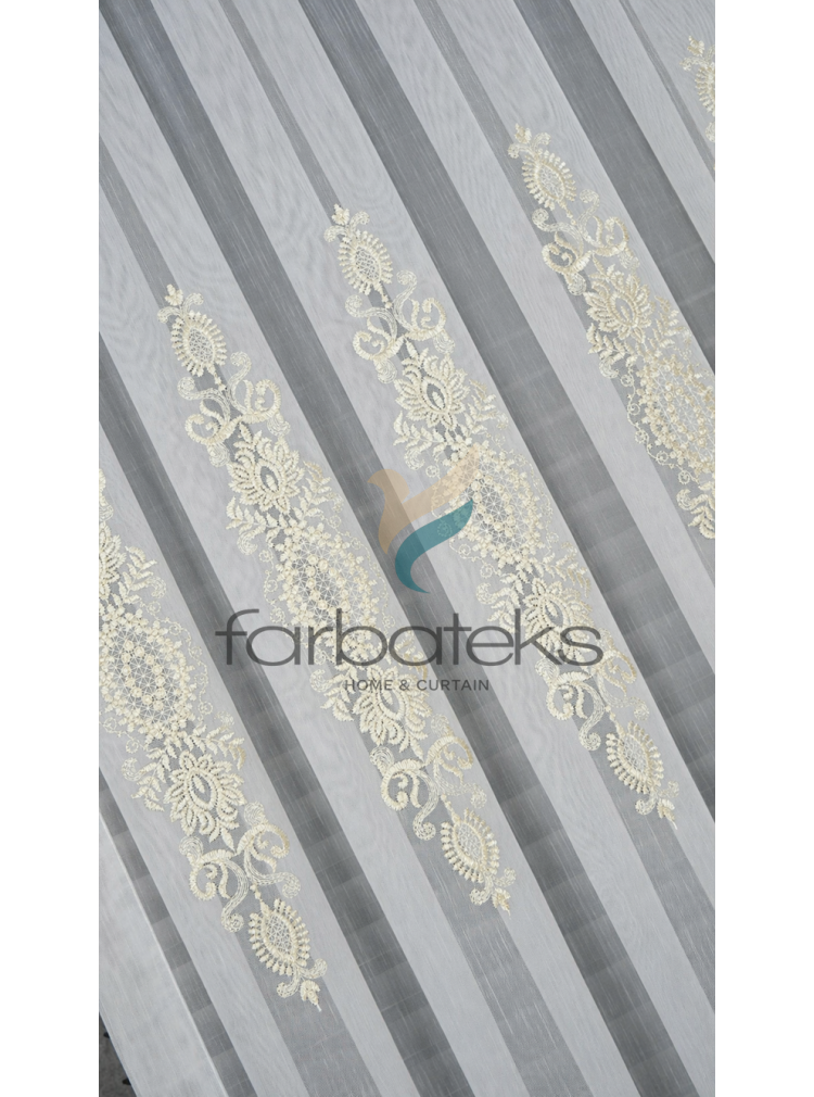 Brillant Şehrazat Altın Gold Motif İşlemeli Ütü İstemez Salon Tül Perde Brillant Şehrazat Altın Gold Motif İşlemeli Ütü İstemez Salon Tül Perde